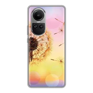 Силіконовий Чохол з кульбабками на Oppo Reno 10 (Квітка-кульбаба)