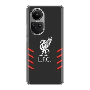Силиконовые Чехлы принт Футбол на Oppo Reno 10 (Эмблема Liverpool)