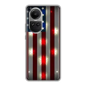 Чехол Флаг USA для Oppo Reno 10 (Флаг США 2)