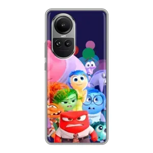 Чехол Головоломка для Oppo Reno 10 - (AlphaPrint) (Герои головоломки)