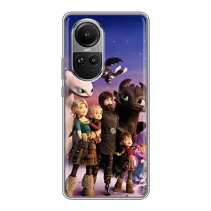 Чехол дракон Беззубик для Oppo Reno 10 (Герои дракона)