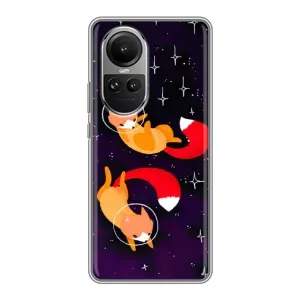 Чехол с Лисичкой для Oppo Reno 10 (Лисы)