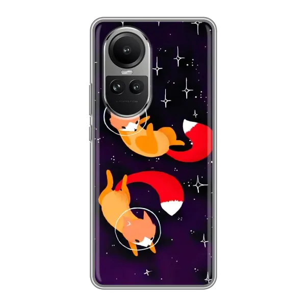 Чехол с рисунком «Лисы» для OPPO Reno 10 Чехол с рисунком «Лисы» для OPPO Reno 10