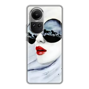 Чехол с картинкой Модные Девчонки Oppo Reno 10 (Любительница коней)