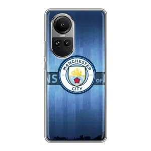 Силиконовые Чехлы принт Футбол на Oppo Reno 10 (ManCity)