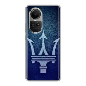 Чехлы с тематикой "Крутые машины" на Oppo Reno 10 (Лого Maserati)