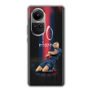Чехол (TPU) с Футболистом на Oppo Reno 10 (MBAPPE 10)
