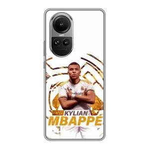 Чехол (TPU) с Футболистом на Oppo Reno 10 (Мбаппе Реал)