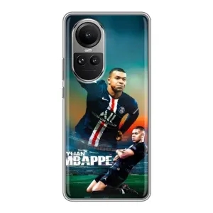 Чехол (TPU) с Футболистом на Oppo Reno 10 (MBAPPE)