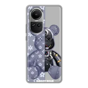 Силіконовий чохол для Oppo Reno 10 (Ведмідь Louis Vuitton)