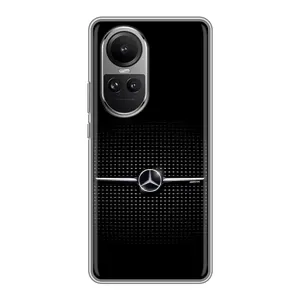 Силиконовый бампер с картинкой машины на Oppo Reno 10 (Mercedes)