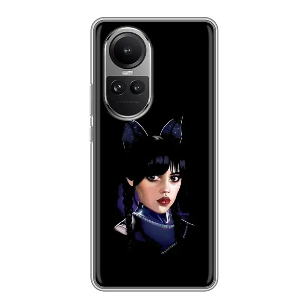 Чехол с рисунком «Милая Уэнсдей» для OPPO Reno 10 Чехол с рисунком «Милая Уэнсдей» для OPPO Reno 10