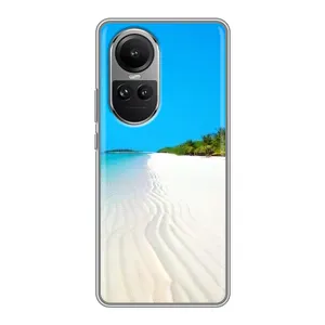 Летний Чехол на Oppo Reno 10 (Море песок)