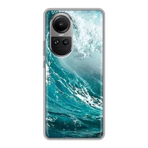 Летний Чехол на Oppo Reno 10 (Морская волна)