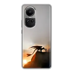 Чехол дракон Беззубик для Oppo Reno 10 (Мультиик Беззубик)