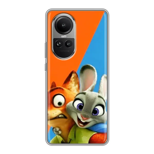 Чехол с рисунком «Ник и Хопс» для OPPO Reno 10
