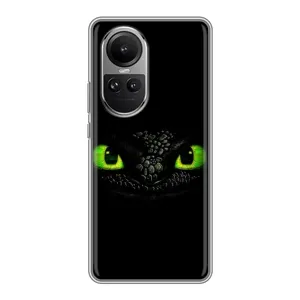Чехол дракон Беззубик для Oppo Reno 10 (Глаза Беззубика)