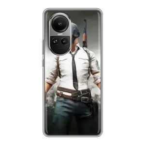 Чохол з картинкою "Герой Pubg" на Oppo Reno 10 (Пабг)