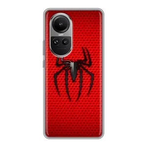 Чехол Супергерой Человека Паука на Oppo Reno 10 (Паук марвел)