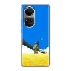 Чехлы на военную тематику для Oppo Reno 10 (Попадание)