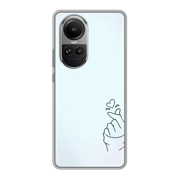 Чехол с рисунком «Сердце на голубом» для OPPO Reno 10 Чехол с рисунком «Сердце на голубом» для OPPO Reno 10