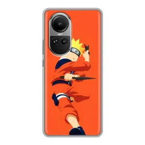 Чохли з принтом НАРУТО на Oppo Reno 10 (Силует Наруто)