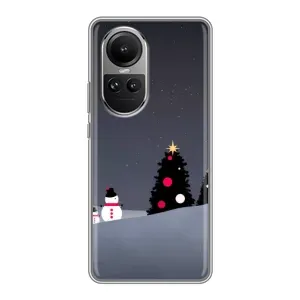 Чохли на Новий Рік Oppo Reno 10 (Сніговички)