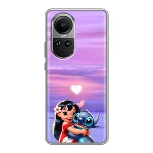 Чехол с рисунком Стич для OPPO Reno 10 (Стич и Лило)