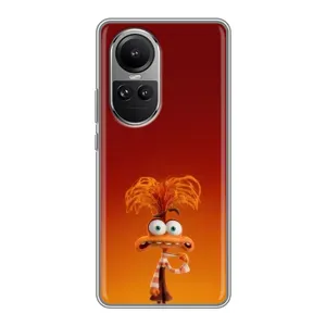 Чехол Головоломка для Oppo Reno 10 - (AlphaPrint) (Тревожность)
