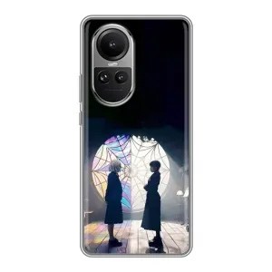 Чехлы с принтом Уэнсдей на Oppo Reno 10 (Уэнсдей и Энди)