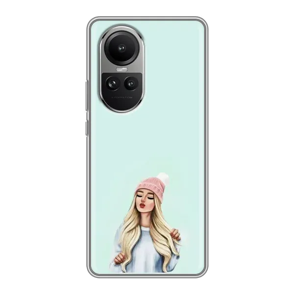 Чехол с рисунком «В шапке» для OPPO Reno 10 Чехол с рисунком «В шапке» для OPPO Reno 10