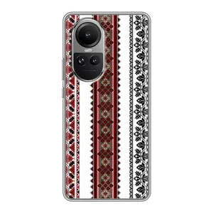 Силиконовый Чехол на Oppo Reno 10 с картинкой Вышиванки (Вышиваночки)
