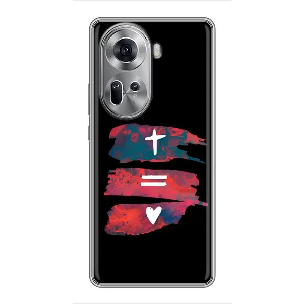 Чехол с рисунком «Атрибутика» для OPPO Reno 11 5G Чехол с рисунком «Атрибутика» для OPPO Reno 11 5G