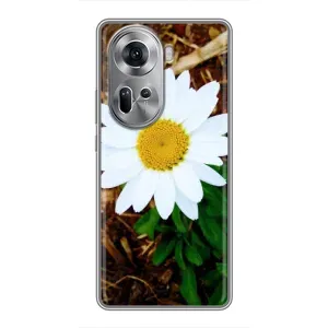 Чохол з ромашками на Oppo Reno 11 5G (Біла ромашка)