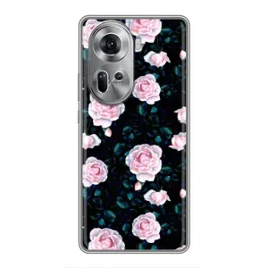 Чохли з принтом Троянд для Oppo Reno 11 5G (Чайні троянди)