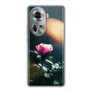 Чохли з принтом Троянд для Oppo Reno 11 5G (Квітка нічна)