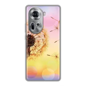Силіконовий Чохол з кульбабками на Oppo Reno 11 5G (Квітка-кульбаба)