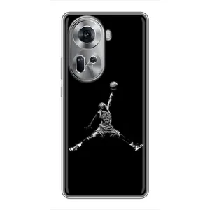 Силиконовый Чехол Nike Air Jordan на Оппо Рено 11 (5G) (Джордан)