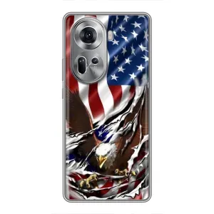 Чехол Флаг USA для Oppo Reno 11 5G (Флаг USA)