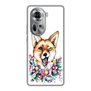 Чехол с Лисичкой для Oppo Reno 11 5G (Хитрая лиса)