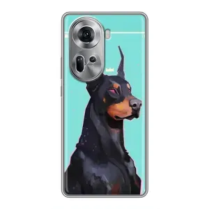 Чехол ДОБЕРМАН для Oppo Reno 11 5G (Король доберман)