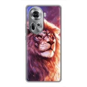 Чехол с картинкой на Oppo Reno 11 5G (Красочный ЛЕВ)