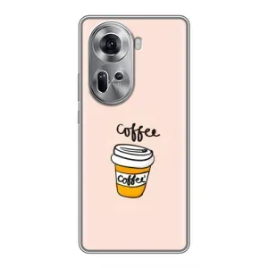 Чехол с изображением вкусной еды для Oppo Reno 11 5G (Кружка кофе)