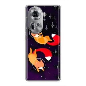Чехол с Лисичкой для Oppo Reno 11 5G (Лисы)