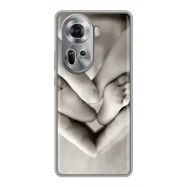 Чехол с рисунком «Любящие руки» для OPPO Reno 11 5G