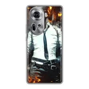 Чохол з картинкою "Герой Pubg" на Oppo Reno 11 5G (Man Пубг)