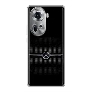 Силиконовый бампер с картинкой машины на Oppo Reno 11 5G (Mercedes)