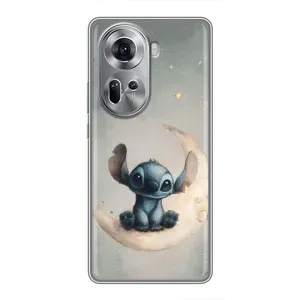 Чехол с рисунком Стич для OPPO Reno 11 5G (Милый Стич)
