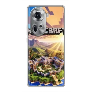 Чохол майнкрафт для Oppo Reno 11 5G (MINECRAFT)