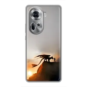 Чехол дракон Беззубик для Oppo Reno 11 5G (Мультиик Беззубик)